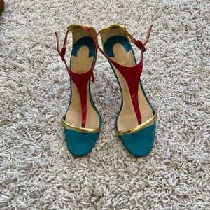 Louboutin - Colorblock Sandals